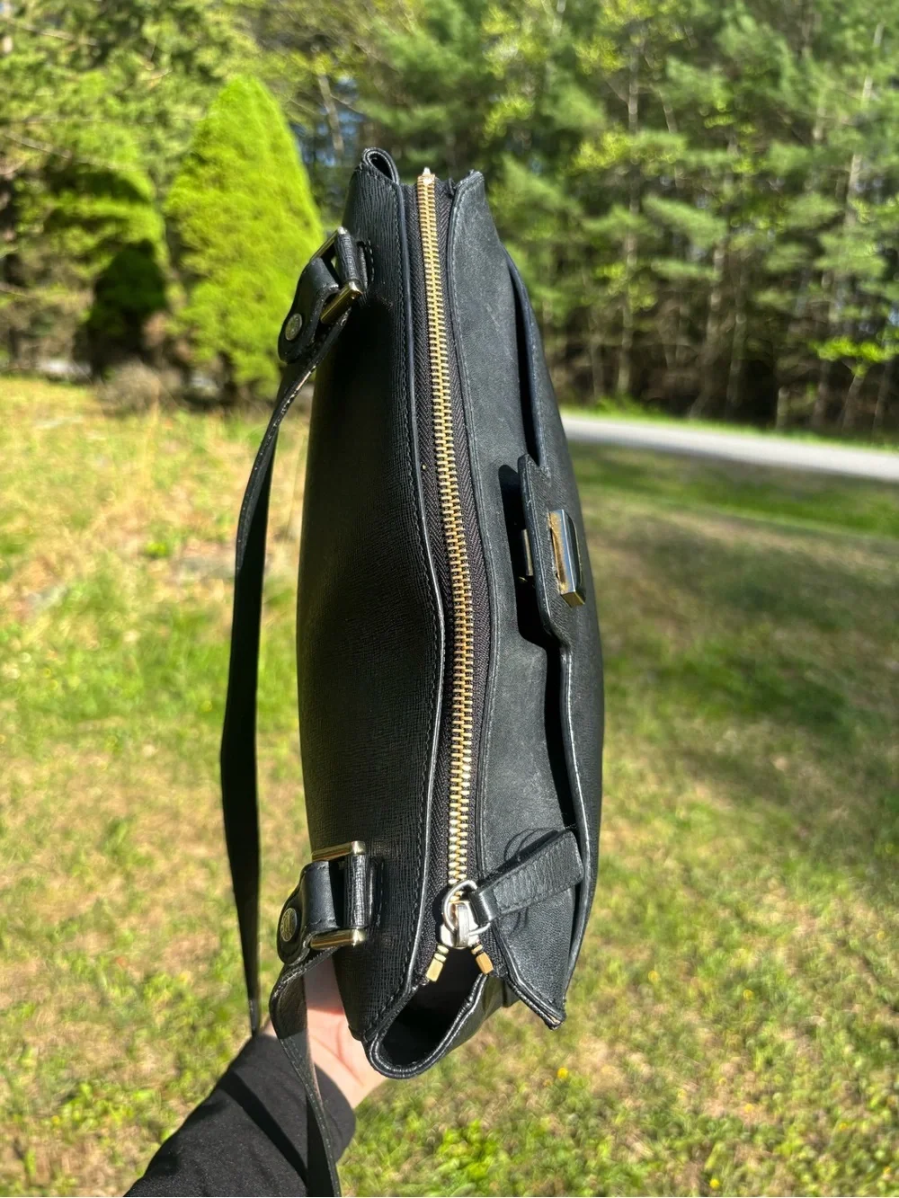 Furla Leather Shoulder Bag - Picture 15 of 17